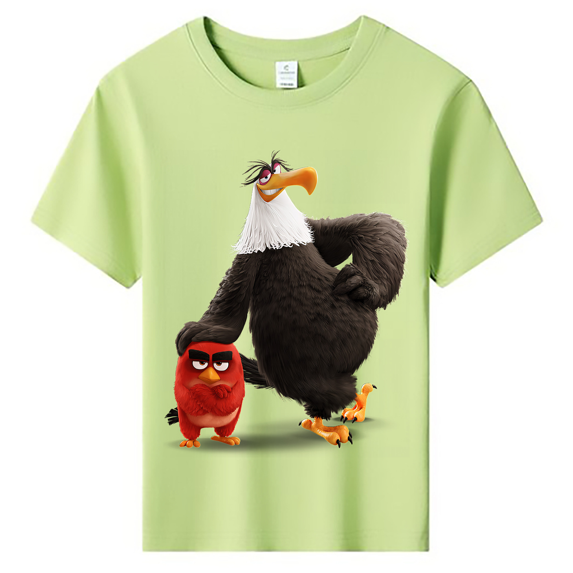 （画像用） Angry Birds アングリーバード 綿100％キッズTシャツ（フロントプリント）